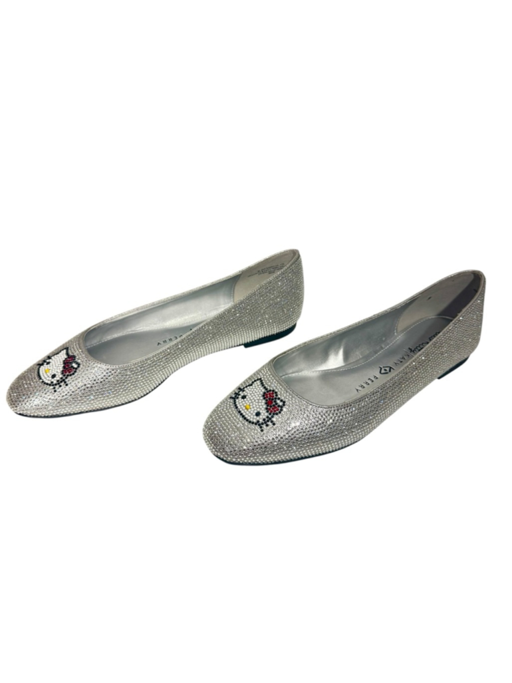 Size 9 Hello Kitty x Katy Perry Crystal Rhinestone Sparkly Ballet Flats